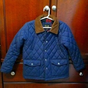 Boy's Navy Quilted Jacket